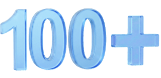100+